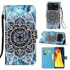 For Xiaomi Poco M4 Pro 4G Colored Drawing Plain Weave Leather Phone Case(Undersea Mandala) - 1