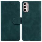 For Motorola Moto G Stylus 4G 2022 Skin Feel Pure Color Flip Leather Phone Case(Green) - 1