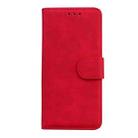 For OnePlus 10R / Ace Skin Feel Pure Color Flip Leather Phone Case(Red) - 2