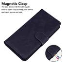 For OnePlus 10R / Ace Skin Feel Pure Color Flip Leather Phone Case(Black) - 7