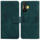 For Xiaomi Poco F4 GT / Redmi K50 Gaming Skin Feel Pure Color Flip Leather Phone Case(Green) - 1