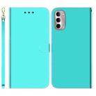 For Motorola Moto G Stylus 4G 2022 Imitated Mirror Surface Leather Phone Case(Mint Green) - 1