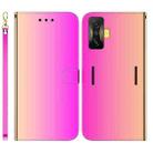 For Xiaomi Poco F4 GT / Redmi K50 Gaming Imitated Mirror Surface Leather Phone Case(Gradient Color) - 1