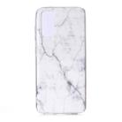 For Galaxy S20 Coloured Drawing Pattern IMD Workmanship Soft TPU Protective Case(White) - 1