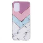 For Galaxy S20 Ultra Coloured Drawing Pattern IMD Workmanship Soft TPU Protective Case(Tricolor) - 1