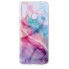For Galaxy A20s Coloured Drawing Pattern IMD Workmanship Soft TPU Protective Case(Pink Sky) - 1
