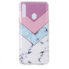 For Galaxy A20s Coloured Drawing Pattern IMD Workmanship Soft TPU Protective Case(Tricolor) - 1