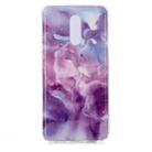 For LG Stylo 5 Coloured Drawing Pattern IMD Workmanship Soft TPU Protective Case(Purple Star) - 1
