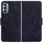 For Motorola Moto G Stylus 5G 2022 Tiger Embossing Pattern Horizontal Flip Leather Phone Case(Black) - 1