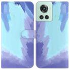 For OnePlus 10R / Ace Watercolor Pattern Leather Phone Case(Winter Snow) - 1
