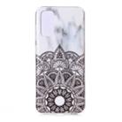 For Galaxy S20 Marble Pattern Soft TPU Protective Case(Half Flower) - 1