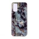 For Galaxy S20 Marble Pattern Soft TPU Protective Case(Brown) - 1