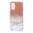 For Galaxy S20 Marble Pattern Soft TPU Protective Case(White Gold) - 1