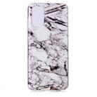 For Galaxy S20+ Marble Pattern Soft TPU Protective Case(White) - 1