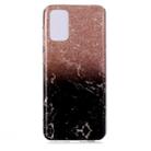 For Galaxy S20+ Marble Pattern Soft TPU Protective Case(Black Gold) - 1