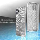 Wave Electroplating TPU Phone Case For iPhone 13 Pro(Matte Black) - 5