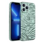 Wave Electroplating TPU Phone Case For iPhone 13 Pro(Sierra Blue) - 1