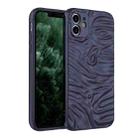 Wave Electroplating TPU Phone Case For iPhone 11(Matte Black) - 1