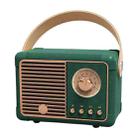 HM11 PLUS Portable HIFI Mini Retro Wireless Bluetooth Speaker(Dark Green) - 1