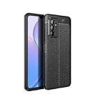 For Huawei Maimang 11 Litchi Texture Shockproof TPU Phone Case(Black) - 1