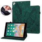 Big Butterfly Embossed Smart Leather Tablet Case For iPad Air 2 / 9.7 2018&2017(Green) - 1