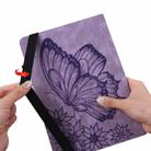 For iPad Pro 11 2022 / 2021 / 2020 / Air 2020 10.9 Big Butterfly Embossed Smart Leather Tablet Case(Purple) - 7