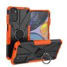 For Motorola Moto G22 Armor Bear Shockproof PC + TPU Phone Case with Ring(Orange) - 1