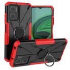 For Xiaomi Redmi Note 11E 5G Armor Bear Shockproof PC + TPU Phone Case with Ring(Red) - 1