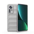 For Xiaomi 12 Pro Magic Shield TPU + Flannel Phone Case(Grey) - 1