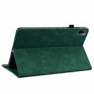 For Xiaomi Pad 5 Pro / Pad 5 Skin Feel Solid Color Zipper Smart Leather Tablet Case(Green) - 5