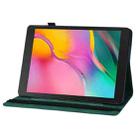 For Samsung Galaxy Tab A 8.0 2019 T290/T295 Big Butterfly Embossed Leather Tablet Case(Green) - 4
