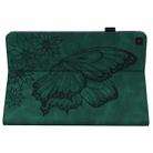 For Samsung Galaxy Tab A 8.0 2019 T290/T295 Big Butterfly Embossed Leather Tablet Case(Green) - 5