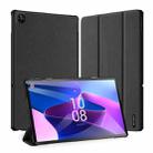 For Lenovo Tab M10 Plus 10.6 3rd Gen DUX DUCIS Domo Series Cloth Texture Magnetic Leather Tablet Case(Black) - 1