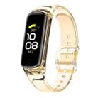 For Samsung Galaxy Fit 2 SM-R220 Discoloration in Light TPU Watch Band(Yellow) - 1