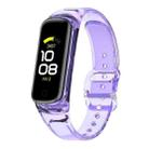 For Samsung Galaxy Fit 2 SM-R220 Discoloration in Light TPU Watch Band(Purple) - 1
