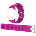 For Sunnto D4 / D4i Novo Diving Watch Silicone Watch Band with Extension Strap(Rose Red) - 1