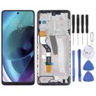 TFT LCD Screen for Motorola Moto G51 5G Digitizer Full Assembly with Frame - 1