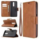 For Xiaomi Redmi K30 Retro Lambskin Texture Pure Color Horizontal Flip PU Leather Case with Holder & Card Slots & Wallet & Lanyard(Brown) - 1