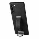 For Samsung Galaxy S22 5G SULADA Cool Series PC + Leather Texture Skin Feel Shockproof Phone Case(Black) - 1