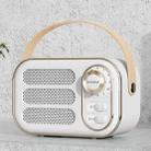 DW13 Portable HIFI Mini Retro Wireless Bluetooth Speaker(White) - 1