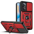 For Huawei nova 9 SE Sliding Camera Cover TPU + PC Phone Case(Red) - 1