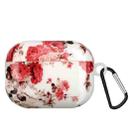 Painted Plastic Wireless Earphone Protective Case For AirPods Pro(Flower) - 1