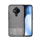 For Vivo S1 Pro (Indian Version) Shockproof Splicing PU + Cloth Texture PC + TPU Protective Case(Grey) - 1