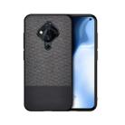 For Vivo S1 Pro (Indian Version) Shockproof Splicing PU + Cloth Texture PC + TPU Protective Case(Black) - 1