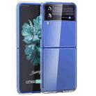 For Samsung Galaxy Z Flip4 5G Simple All-inclusive Clear Crystal Acrylic +TPU Shockproof Case - 1