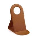 2 in 1 Vertical PU Magnetic Bracket for MagSafe Wireless Charger(Brown) - 1