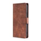For Fujitsu Arrows WE-F-51B Skin Feel Crocodile Magnetic Clasp Leather Phone Case(Brown) - 2