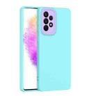 For Samsung Galaxy A53 5G Lens Protection Skin Feel TPU Phone Case(Light Green) - 1