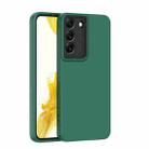 For Samsung Galaxy S22 5G Lens Protection Skin Feel TPU Phone Case(Dark Green) - 1