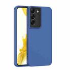 For Samsung Galaxy S22+ 5G Lens Protection Skin Feel TPU Phone Case(Sapphire Blue) - 1